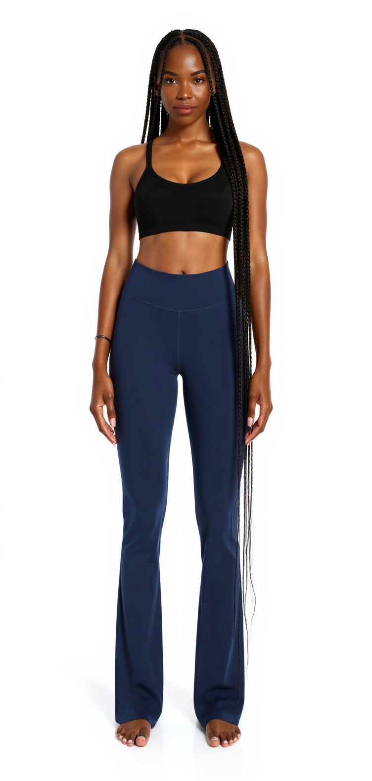 Bootcut Yoga Pants in Purplishblue — The Holiday Easy Edit style look