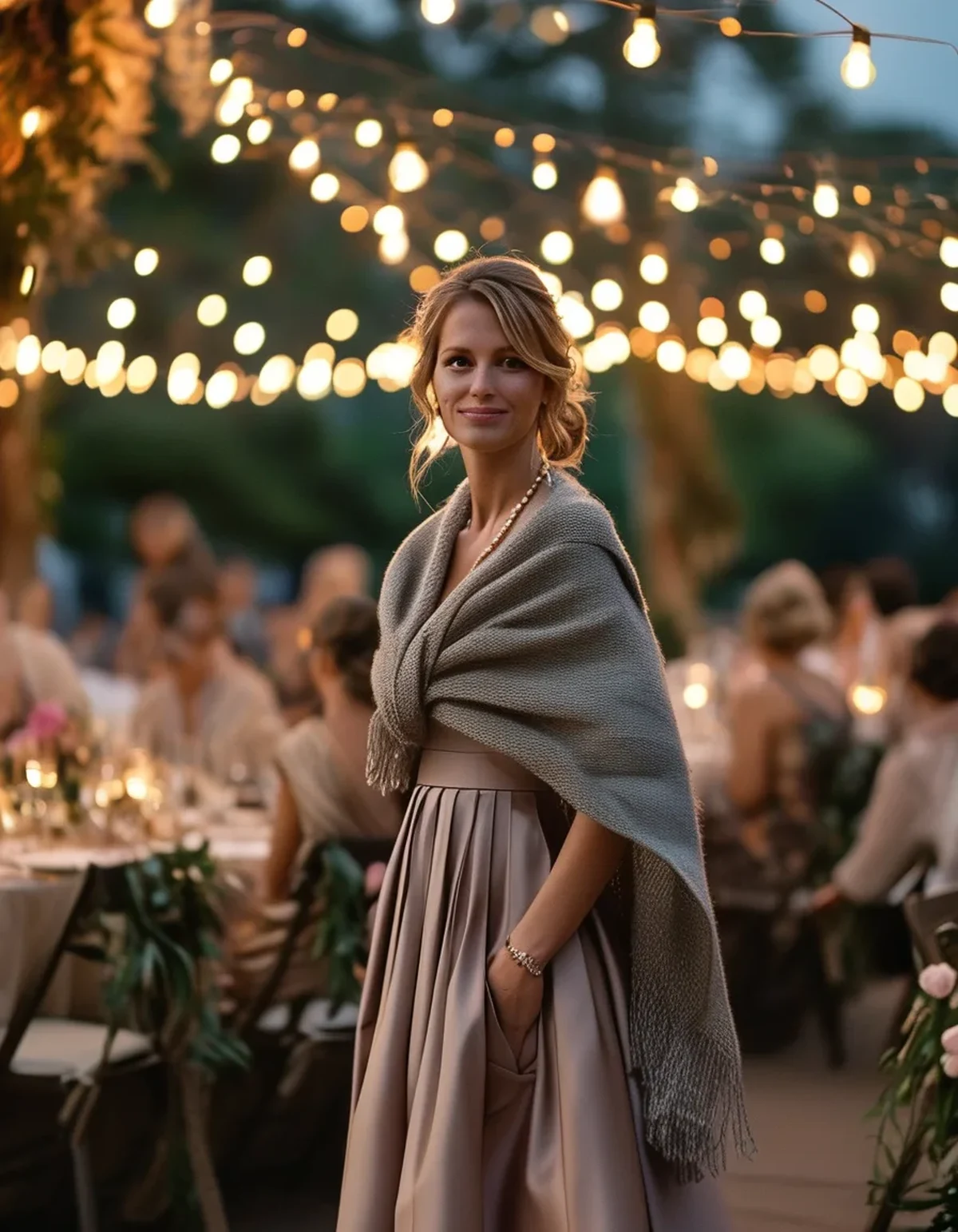 What to Wear to a Fall Wedding When the Reception Moves Outdoors